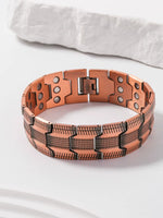 CopperPulse Copper Magnetic Bracelet – Men’s 3X Strength Therapy Jewelry with 3800 Gauss Magnets